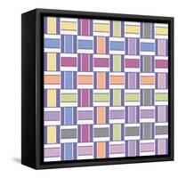 Mood Boost Weave 1-Melody Hogan-Framed Stretched Canvas