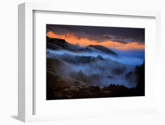 Mood Fog and Light Oakland Hills, San Francisco Bay Area-Vincent James-Framed Photographic Print