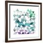 Mood Marble Triangle-OnRei-Framed Art Print