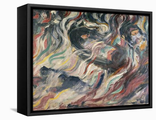 Moods: Good-Byes-Umberto Boccioni-Framed Stretched Canvas