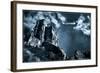 Moods of Corfe Castle!-Adrian Campfield-Framed Giclee Print