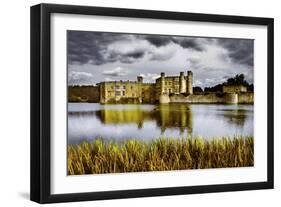 Moods over Leeds Castle-Adrian Campfield-Framed Photographic Print