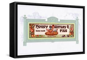 Moody and Water's Pies Co.-null-Framed Stretched Canvas