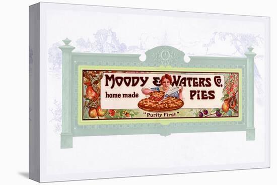 Moody and Water's Pies Co.-null-Stretched Canvas
