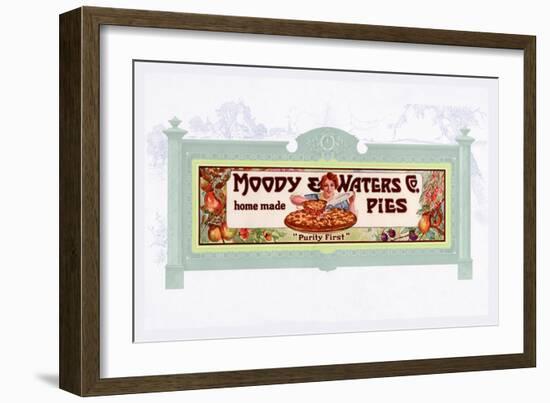 Moody and Water's Pies Co.-null-Framed Art Print