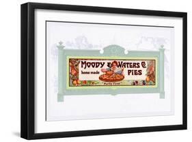 Moody and Water's Pies Co.-null-Framed Art Print