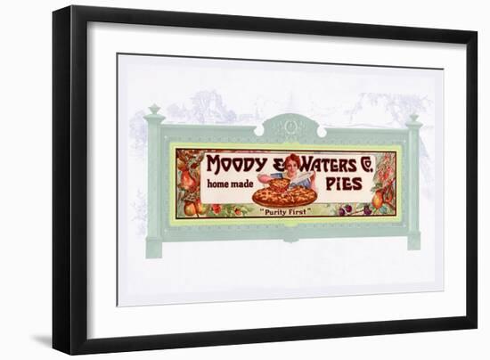 Moody and Water's Pies Co.-null-Framed Art Print