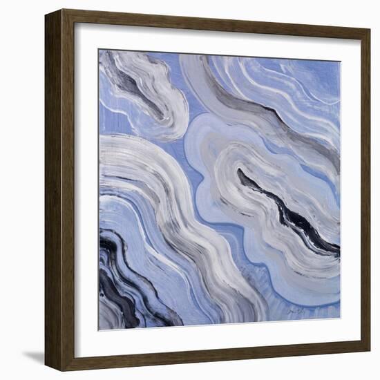 Moody Blue Agate I-Lanie Loreth-Framed Art Print