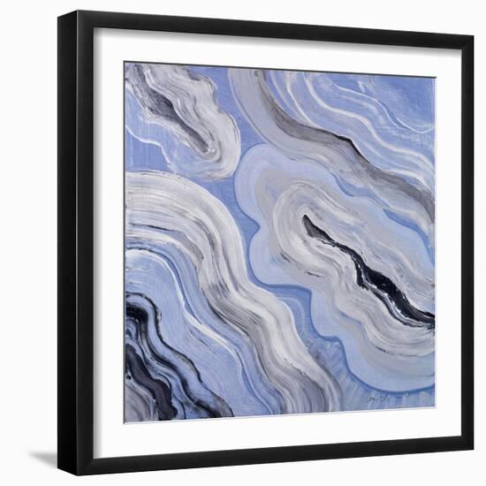 Moody Blue Agate I-Lanie Loreth-Framed Art Print