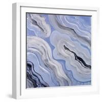 Moody Blue Agate I-Lanie Loreth-Framed Art Print