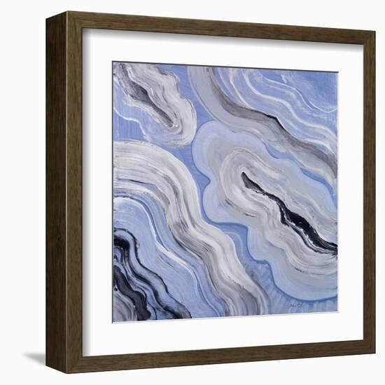 Moody Blue Agate I-Lanie Loreth-Framed Art Print