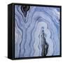 Moody Blue Agate II-Lanie Loreth-Framed Stretched Canvas