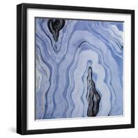 Moody Blue Agate II-Lanie Loreth-Framed Art Print