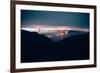 Moody Blue Morning and Golden Gate, San Francisco-Vincent James-Framed Photographic Print