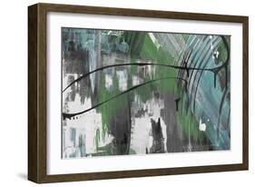 Moody Blues Abstract A-Jean Plout-Framed Giclee Print