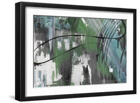 Moody Blues Abstract A-Jean Plout-Framed Giclee Print