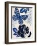 Moody Blues-Violet Leclaire-Framed Art Print