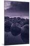 Moody Bowling Ball Beach-Vincent James-Mounted Premium Photographic Print