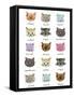 Moody Cats-Elizabeth Caldwell-Framed Stretched Canvas