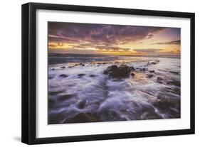 Moody East Kauai Sunrise, Hawaii-Vincent James-Framed Photographic Print