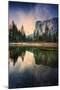 Moody El Capitan Reflections in Merced River, Yosemite Valley-Vincent James-Mounted Photographic Print