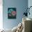 Moody floral - Teal-Tara Reed-Art Print displayed on a wall