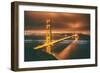 Moody Golden Gate Classic, Marin Headlands - San Francisco-Vincent James-Framed Photographic Print