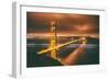 Moody Golden Gate Classic, Marin Headlands - San Francisco-Vincent James-Framed Photographic Print