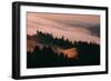 Moody Hills and Fog Flow, Mount Tamalpais, California-Vincent James-Framed Photographic Print