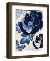 Moody Indigo-Violet Leclaire-Framed Art Print