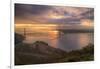 Moody Morning at Golden Gate Bridge, San Francisco-null-Framed Photographic Print