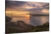 Moody Morning at Golden Gate Bridge, San Francisco-null-Stretched Canvas