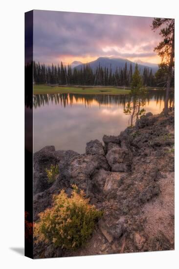 Moody Morning at Sparks Lake-Vincent James-Stretched Canvas