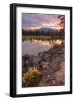 Moody Morning at Sparks Lake-Vincent James-Framed Premium Photographic Print