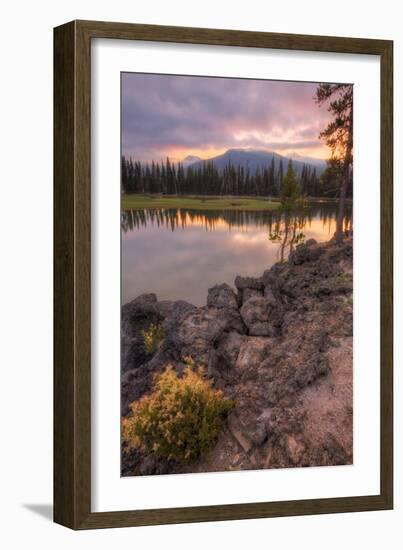 Moody Morning at Sparks Lake-Vincent James-Framed Photographic Print