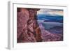 Moody Morning Skies at Dead Horse Point, Moab, Utah Southwest-Vincent James-Framed Photographic Print