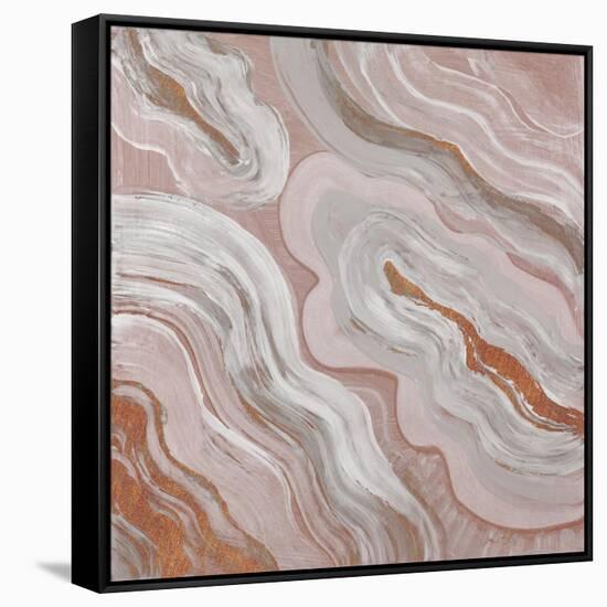 Moody Orange Agate-Lanie Loreth-Framed Stretched Canvas