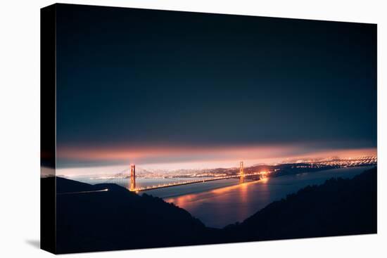 Moody Pre-dawn Golden Gate Bridge, San Francisco, California-Vincent James-Stretched Canvas