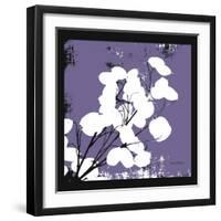 Moody Purple Money Plant-Herb Dickinson-Framed Photographic Print