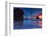 Moody Seascape After Sunset, Sonoma Coast, California-Vincent James-Framed Photographic Print