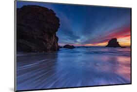 Moody Seascape After Sunset, Sonoma Coast, California-Vincent James-Mounted Photographic Print