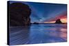 Moody Seascape After Sunset, Sonoma Coast, California-Vincent James-Stretched Canvas