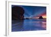 Moody Seascape After Sunset, Sonoma Coast, California-Vincent James-Framed Photographic Print