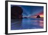 Moody Seascape After Sunset, Sonoma Coast, California-Vincent James-Framed Photographic Print