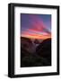 Moody Shark Fun Sunset, Santa Cruz, California Coast-Vincent James-Framed Photographic Print