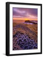 Moody Summer Sunset at Salt Point, Sonoma Coast, California State Parks, California Coast-Vincent James-Framed Photographic Print
