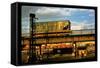 Moody Sunlight Showing Hopper Car of the Reading Railroad Idle on Rusting Elevated Span-Walker Evans-Framed Stretched Canvas