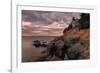 Moody Sunset at Bass Harbor-Vincent James-Framed Photographic Print