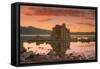 Moody Sunset at Mono Lake, Sierra Nevada-Vincent James-Framed Stretched Canvas