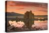 Moody Sunset at Mono Lake, Sierra Nevada-Vincent James-Stretched Canvas